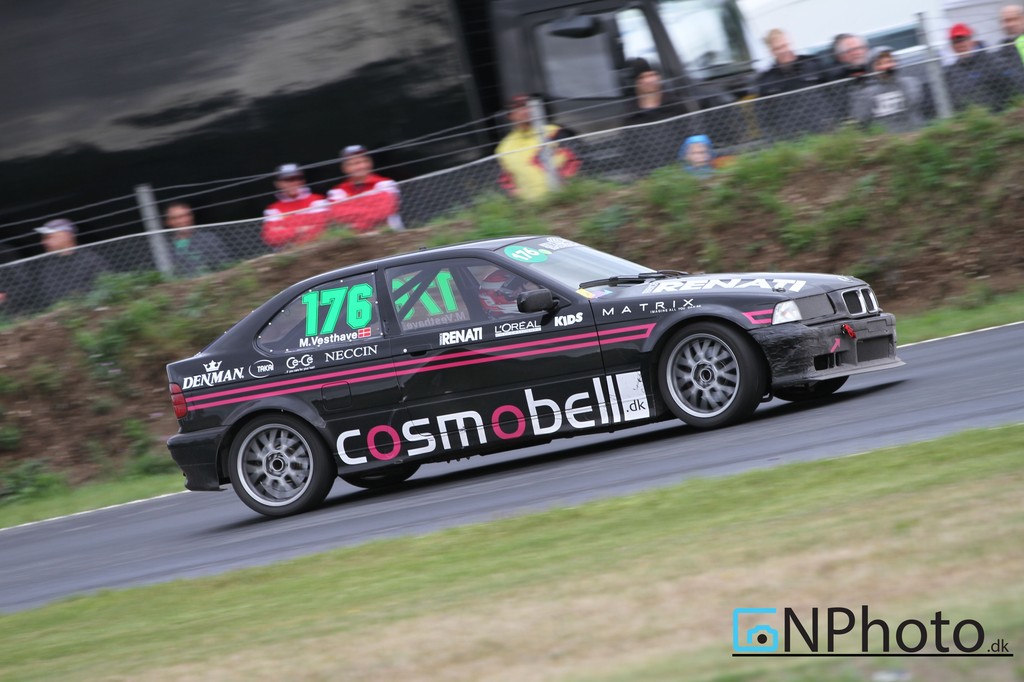 Michael Vesthave jr. deltager normaltvis i YTCC i hans BMW med startnummer 176
(Foto: CNPhoto.dk)